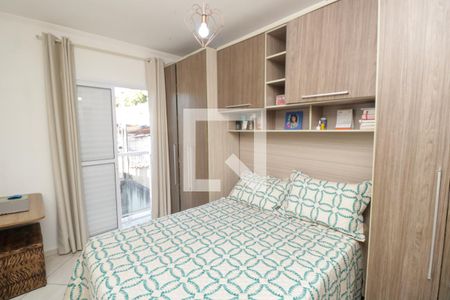 Suíte de apartamento à venda com 2 quartos, 55m² em Vila Luzita, Santo André