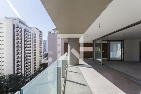 Varanda da Sala de apartamento à venda com 4 quartos, 335m² em Itaim Bibi, São Paulo
