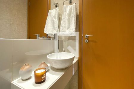 Lavabo da Sala de apartamento à venda com 2 quartos, 74m² em Jardim da Torre, Belo Horizonte