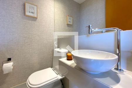 Lavabo da Sala de apartamento à venda com 2 quartos, 74m² em Jardim da Torre, Belo Horizonte