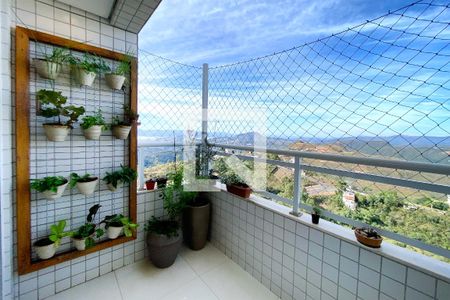 Varanda da Sala de apartamento à venda com 2 quartos, 74m² em Jardim da Torre, Belo Horizonte