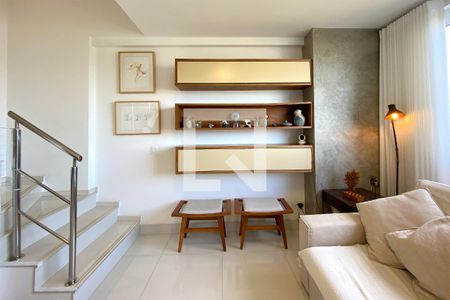 Sala de apartamento à venda com 2 quartos, 74m² em Jardim da Torre, Belo Horizonte