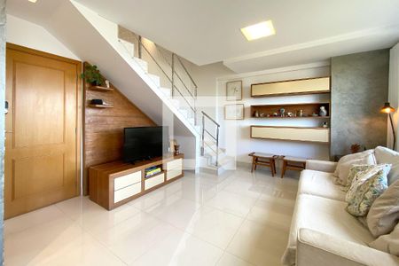 Sala de apartamento à venda com 2 quartos, 74m² em Jardim da Torre, Belo Horizonte
