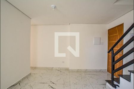 Sala/Cozinha de apartamento para alugar com 2 quartos, 133m² em Vila Homero Thon, Santo André