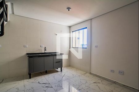 Sala/Cozinha de apartamento para alugar com 2 quartos, 133m² em Vila Homero Thon, Santo André