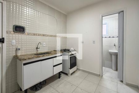 Cozinha  de kitnet/studio para alugar com 1 quarto, 30m² em Vila Tupi, Praia Grande