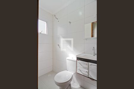 Banheiro da Suíte de casa de condomínio para alugar com 2 quartos, 80m² em Vila Dom Pedro Ii, São Paulo