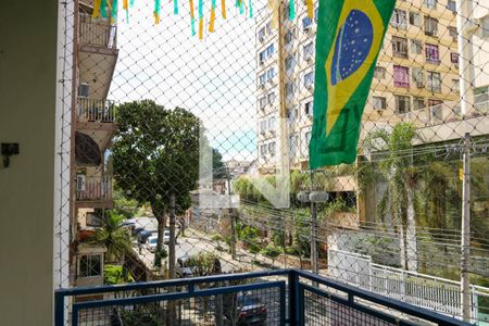 Varanda da Sala de apartamento à venda com 2 quartos, 62m² em Todos Os Santos, Rio de Janeiro
