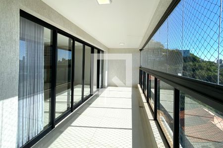 Varanda da Sala de apartamento à venda com 4 quartos, 201m² em Santa Lúcia, Belo Horizonte
