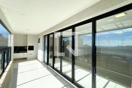 Varanda da Sala de apartamento à venda com 4 quartos, 201m² em Santa Lúcia, Belo Horizonte
