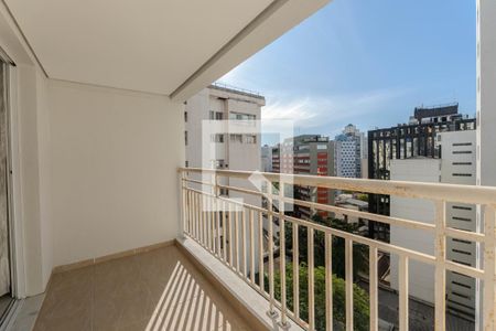 Sacada de apartamento à venda com 2 quartos, 59m² em Consolação, São Paulo