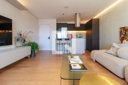 Sala de apartamento para alugar com 2 quartos, 89m² em Santo Amaro, São Paulo