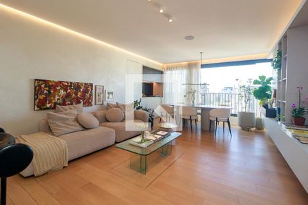 Sala de apartamento para alugar com 2 quartos, 89m² em Santo Amaro, São Paulo