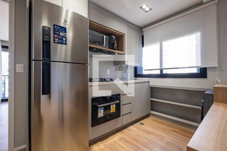 Sala/Cozinha de apartamento para alugar com 1 quarto, 50m² em Cerqueira César, São Paulo
