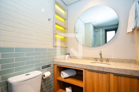 banheiro de kitnet/studio à venda com 1 quarto, 25m² em Perdizes, São Paulo