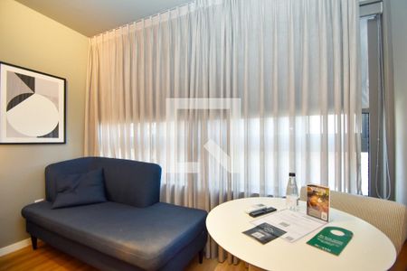 sala jantar e estar de kitnet/studio à venda com 1 quarto, 25m² em Perdizes, São Paulo