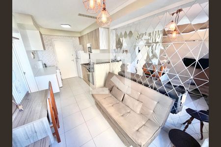 Sala/Cozinha de kitnet/studio para alugar com 1 quarto, 37m² em Casa Verde, São Paulo