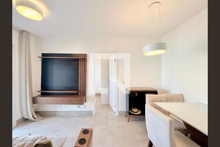 Sala de apartamento para alugar com 1 quarto, 46m² em Campo Belo, São Paulo