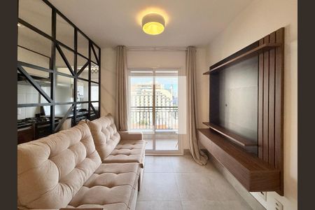 Sala de apartamento para alugar com 1 quarto, 46m² em Campo Belo, São Paulo
