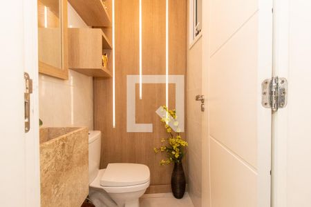 Lavabo de casa de condomínio à venda com 3 quartos, 165m² em Campo Comprido, Curitiba