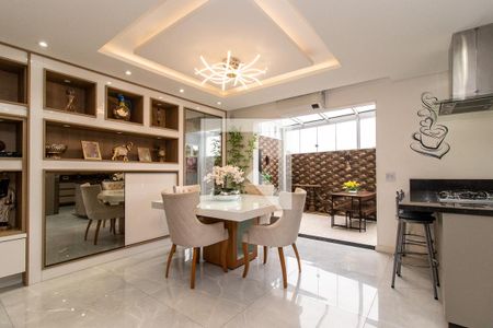 Sala de Jantar de casa de condomínio à venda com 3 quartos, 165m² em Campo Comprido, Curitiba