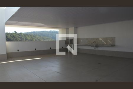 Área comum - Churrasqueira de kitnet/studio para alugar com 1 quarto, 24m² em Dom Bosco, Juiz de Fora