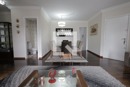 Sala de apartamento à venda com 3 quartos, 118m² em Vila Bastos, Santo André