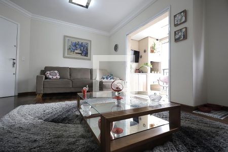 Sala de apartamento à venda com 3 quartos, 118m² em Vila Bastos, Santo André