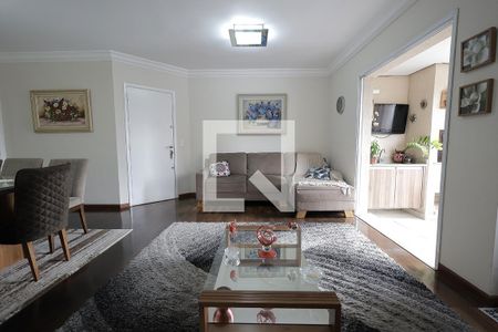 Sala de apartamento à venda com 3 quartos, 118m² em Vila Bastos, Santo André