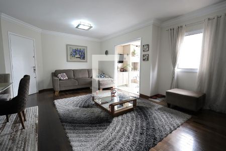 Sala de apartamento à venda com 3 quartos, 118m² em Vila Bastos, Santo André