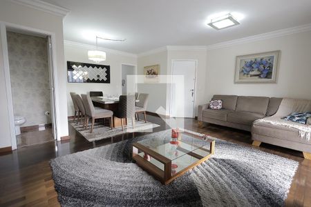 Sala de apartamento à venda com 3 quartos, 118m² em Vila Bastos, Santo André