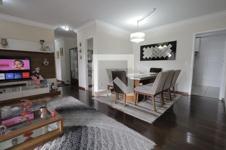 Sala de apartamento à venda com 3 quartos, 118m² em Vila Bastos, Santo André