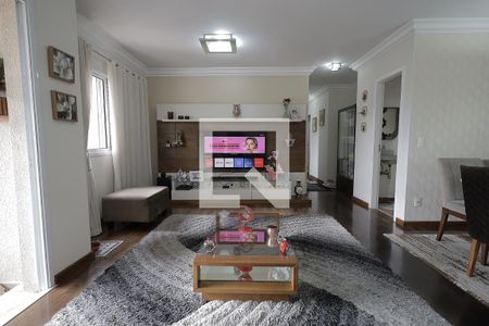 Sala de apartamento à venda com 3 quartos, 118m² em Vila Bastos, Santo André