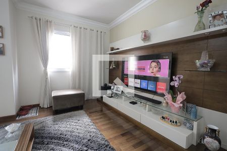 Sala de apartamento à venda com 3 quartos, 118m² em Vila Bastos, Santo André
