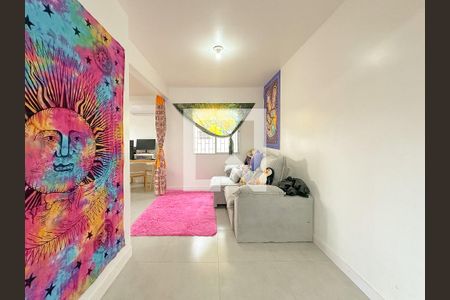 Sala de TV de apartamento para alugar com 1 quarto, 60m² em Canasvieiras, Florianópolis