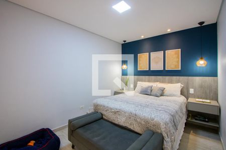 Quarto 1 - Suíte de apartamento para alugar com 3 quartos, 85m² em Campestre, Santo André