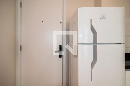 Sala / Cozinha de kitnet/studio para alugar com 1 quarto, 32m² em Bela Vista, São Paulo