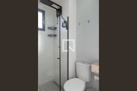 Banheiro de kitnet/studio à venda com 1 quarto, 33m² em Vila Galvão, Guarulhos