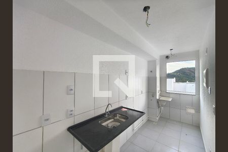 Cozinha de apartamento para alugar com 2 quartos, 46m² em Jacarepaguá, Rio de Janeiro