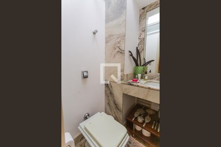 Lavabo na Sala de apartamento à venda com 3 quartos, 160m² em Lourdes, Belo Horizonte