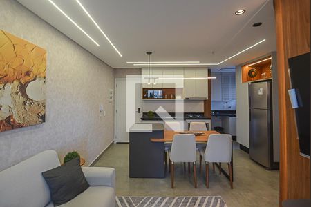 Sala / cozinha de apartamento à venda com 2 quartos, 53m² em Jardim do Mar, São Bernardo do Campo