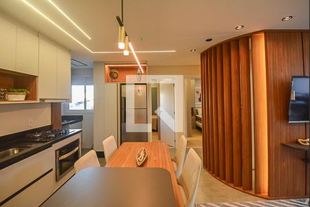 Sala / cozinha de apartamento à venda com 2 quartos, 53m² em Jardim do Mar, São Bernardo do Campo