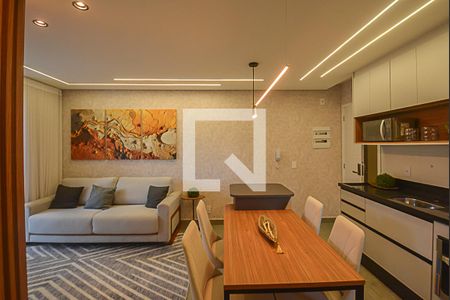 Sala / cozinha de apartamento à venda com 2 quartos, 53m² em Jardim do Mar, São Bernardo do Campo