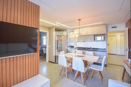 Sala/Cozinha  de apartamento à venda com 2 quartos, 53m² em Jardim do Mar, São Bernardo do Campo