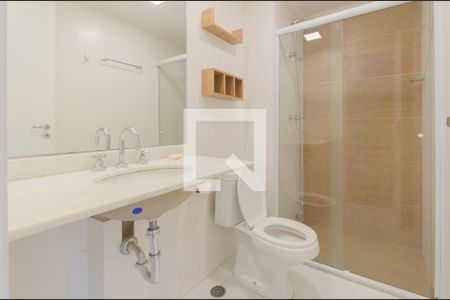Banheiro de apartamento para alugar com 1 quarto, 45m² em Cambuci, São Paulo