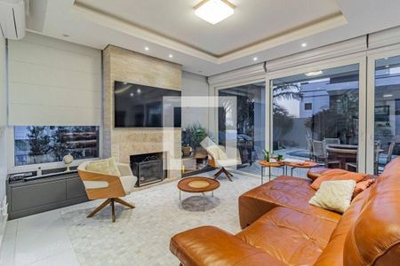 Sala de casa de condomínio para alugar com 3 quartos, 290m² em Neópolis, Gravataí