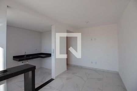 Sala de apartamento para alugar com 2 quartos, 51m² em Santa Branca, Belo Horizonte