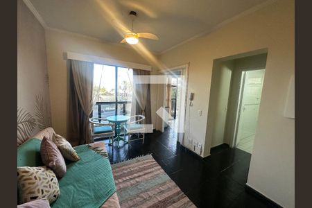 Sala de apartamento para alugar com 1 quarto, 47m² em Itararé, São Vicente
