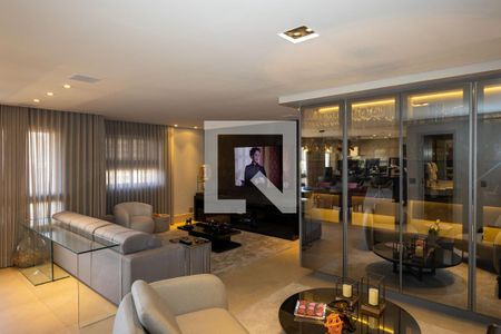 Sala de Estar de apartamento para alugar com 3 quartos, 160m² em Vale do Sereno, Nova Lima