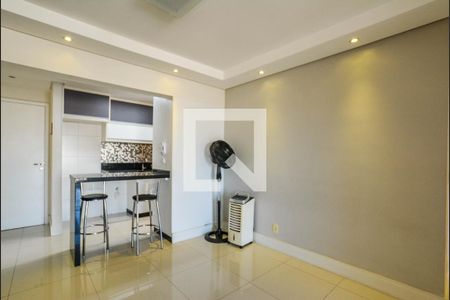 Sala de apartamento à venda com 3 quartos, 70m² em Vila Valparaíso, Santo André